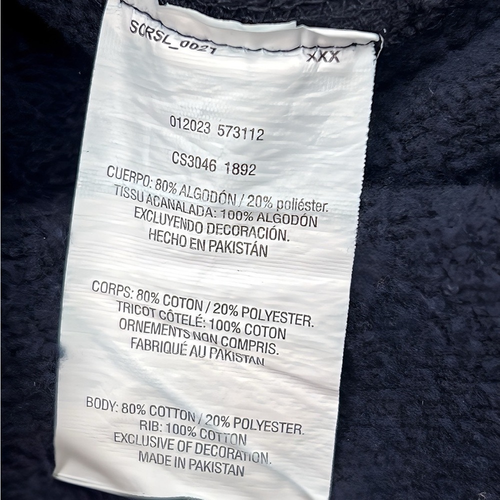 Champion Reverse Weave Steamboat Colorado Distressed Sweatshirt Men XS Blue NWT - Picture 7 of 7